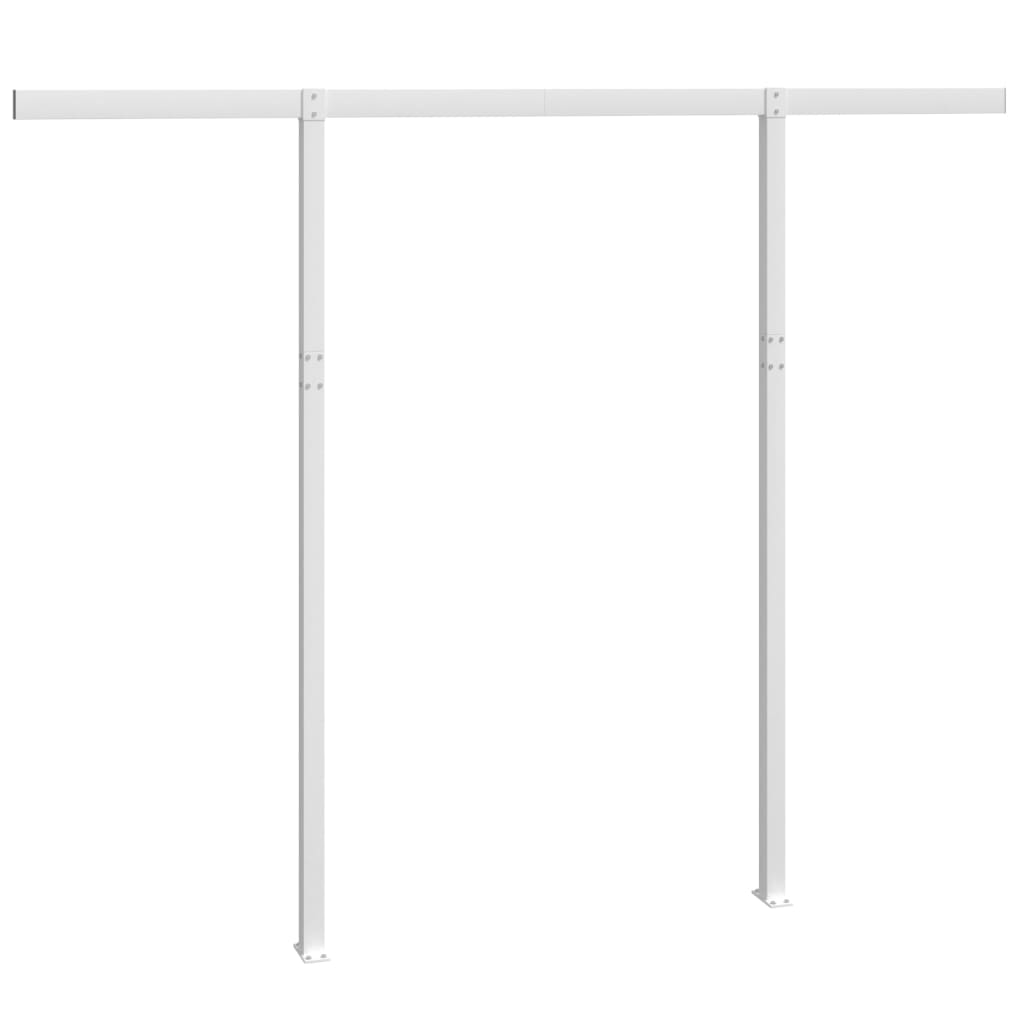 Awning Post Set White-Iron