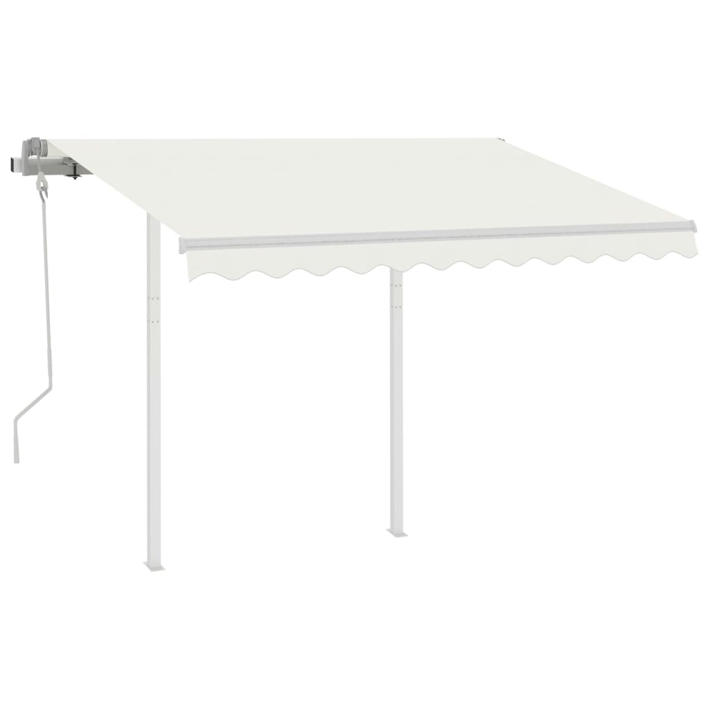 Awning Post Set White-Iron