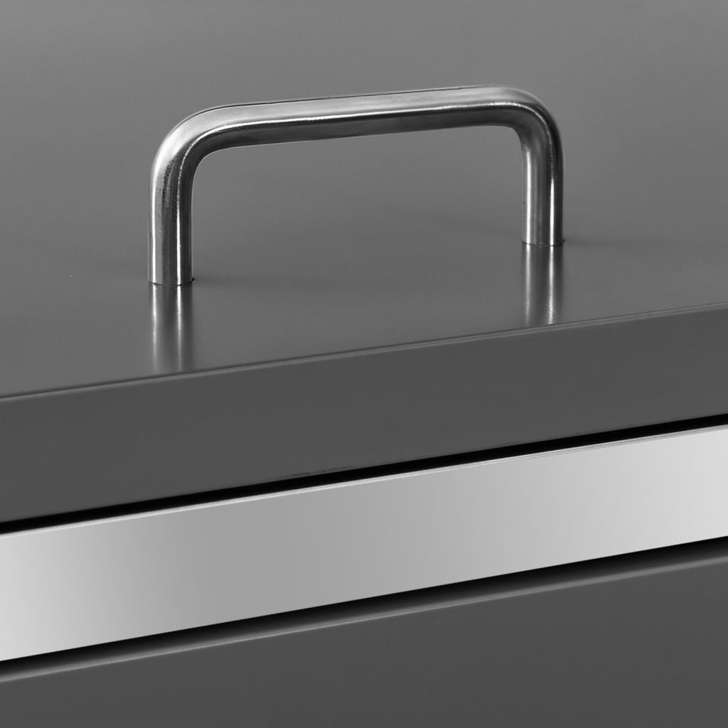 Triple Wheelie Bin Shed Stainless Steel | Simpledeals