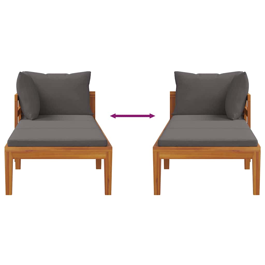 Elegant Sun Lounger with 1 Armrest Living Space Upgrade Modern Living