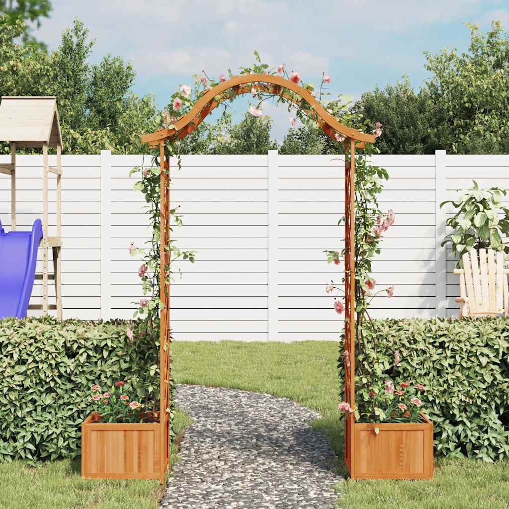 Timber Garden Pergola Arch Planter Box | Simpledeals