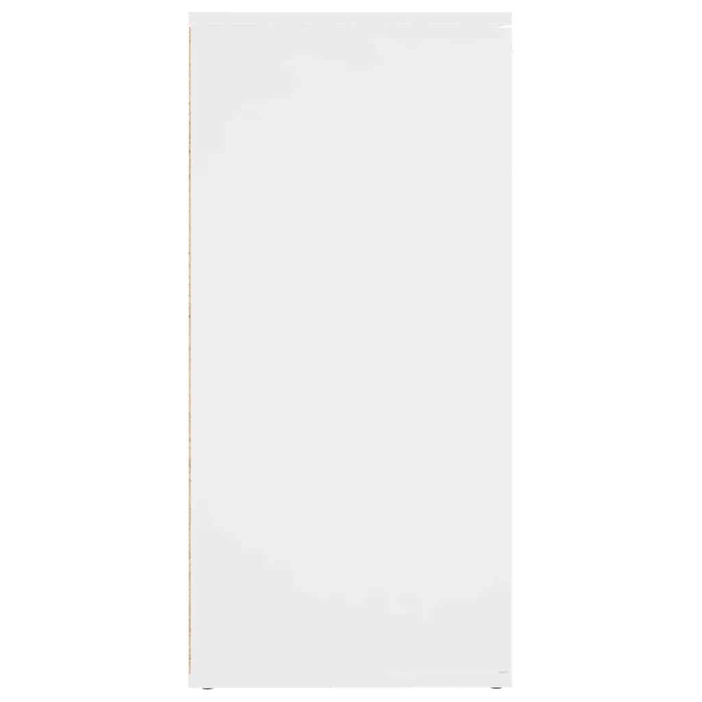 White Sideboard 160cm Engineered Wood Storage | Simpledeals