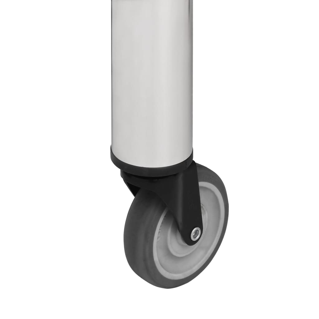 Stainless Steel Kitchen Work Table Wheels 80x60 | Simpledeals