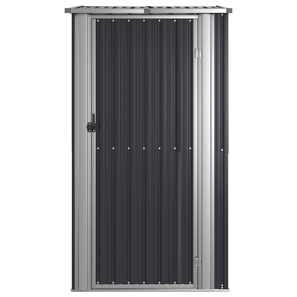 Galvanised Steel Garden Shed Anthracite 209cm | Simpledeals