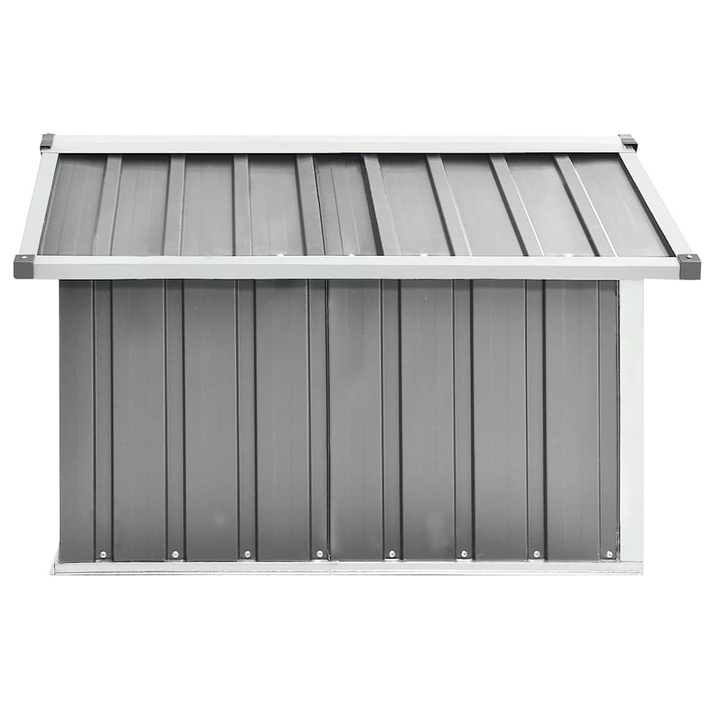 Robot Lawnmower Shed Galvanised Steel Grey | Simpledeals