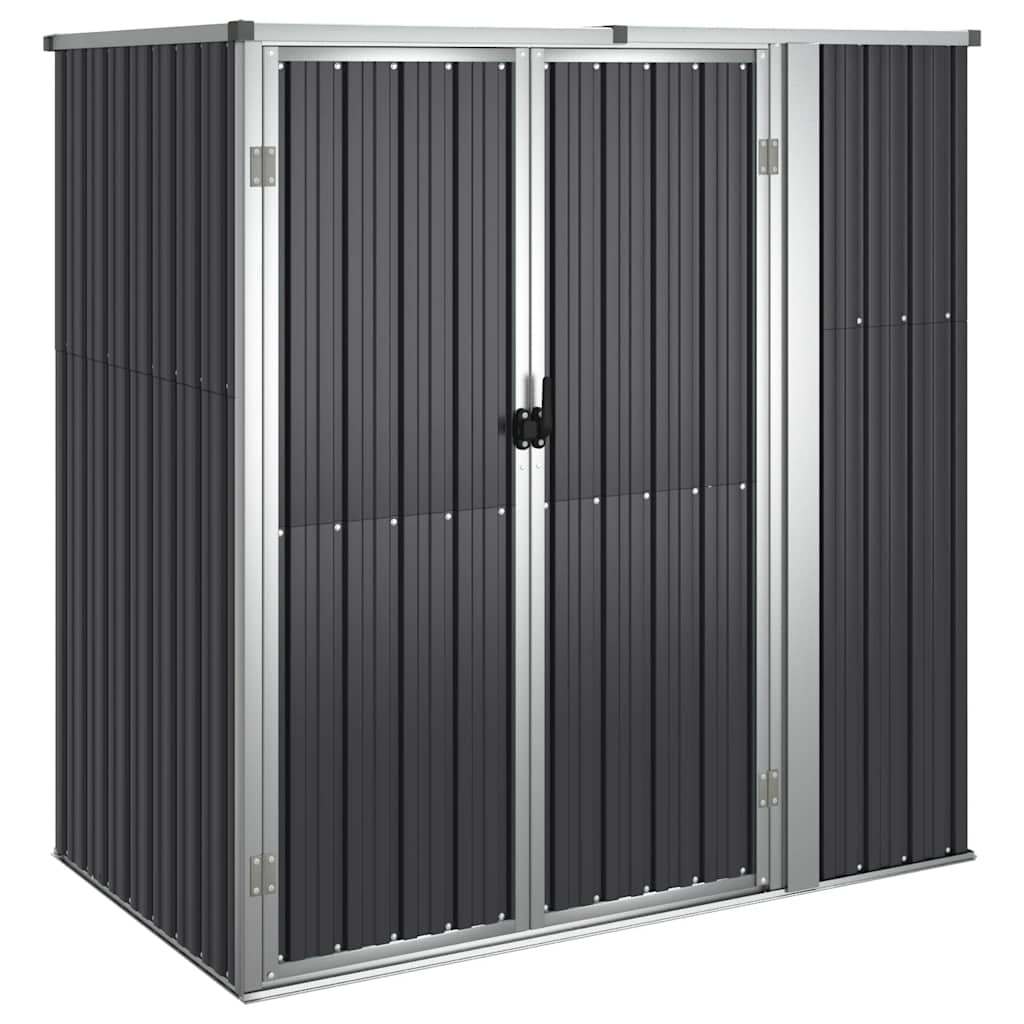 Steel Garden Tool Shed Anthracite 161x89cm | Simpledeals