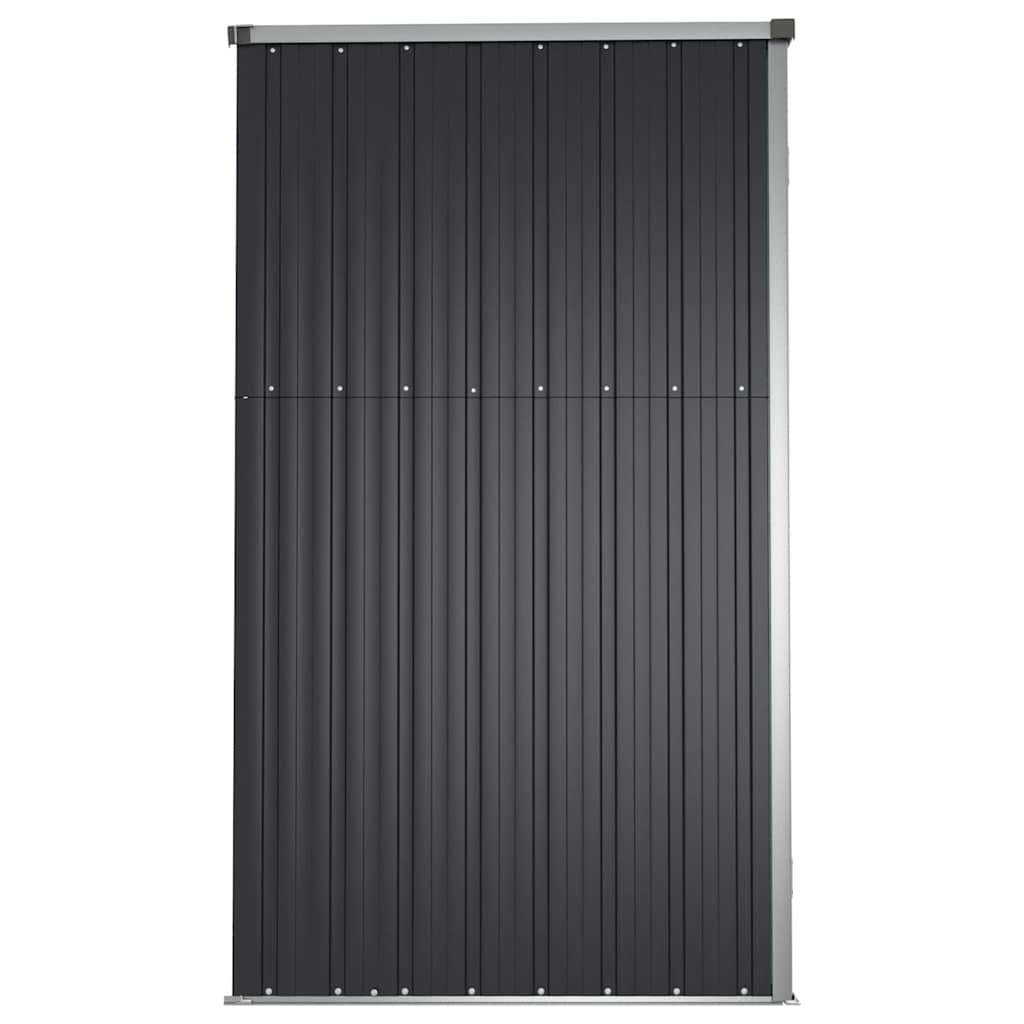 Steel Garden Tool Shed Anthracite 161x89cm | Simpledeals