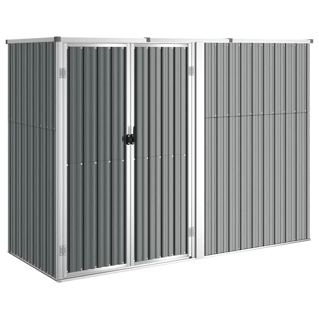 Galvanised Steel Garden Tool Shed 225cm | Simpledeals
