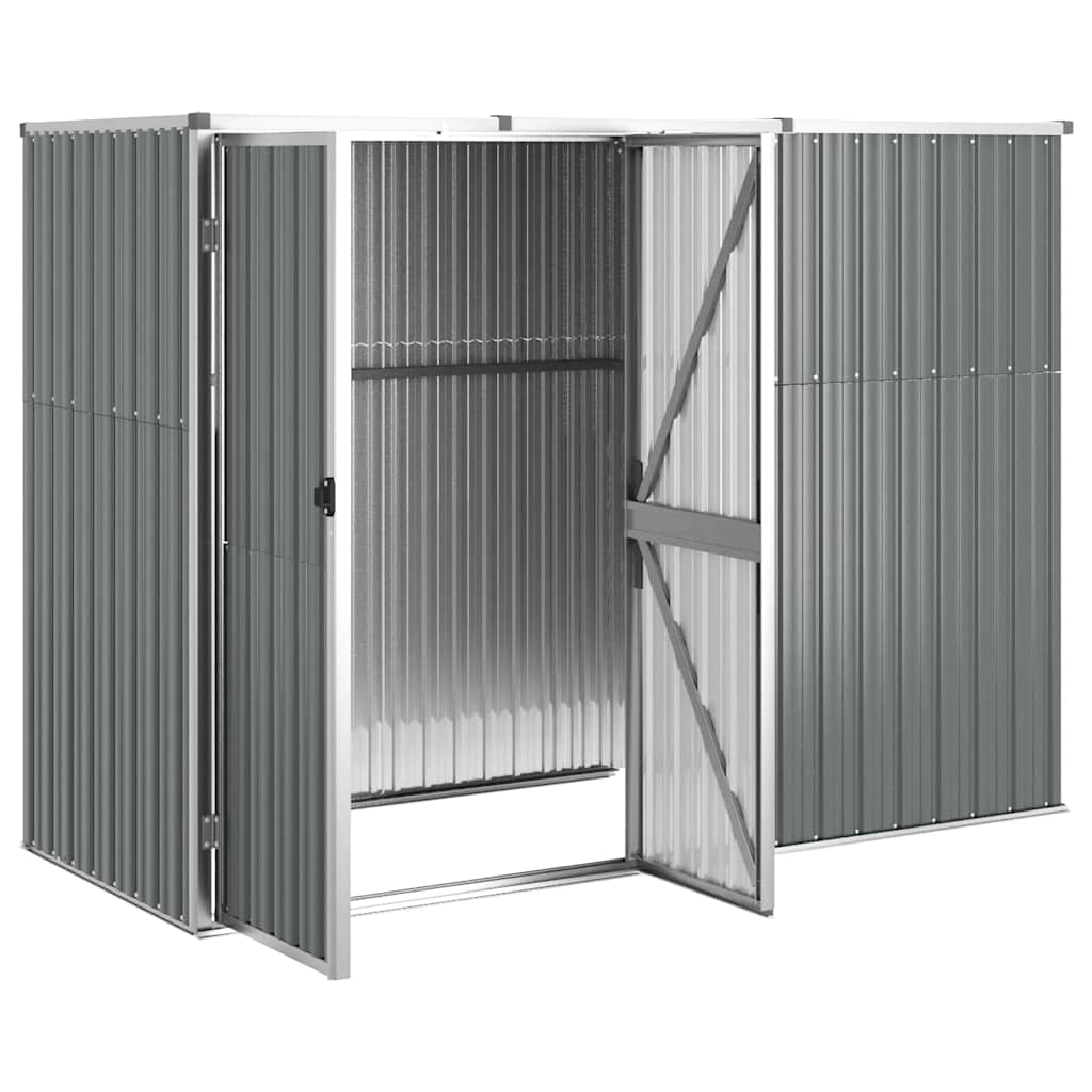 Galvanised Steel Garden Tool Shed 225cm | Simpledeals