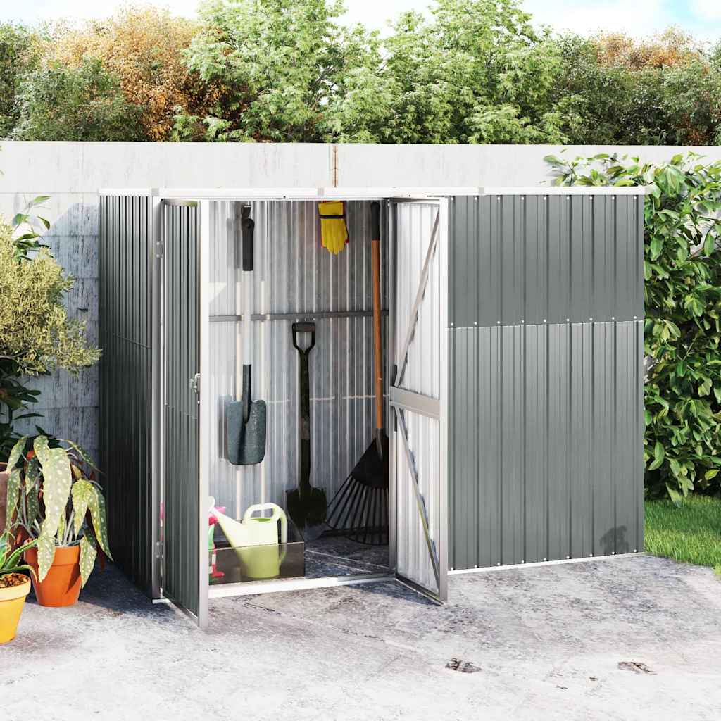 Galvanised Steel Garden Tool Shed 225cm | Simpledeals