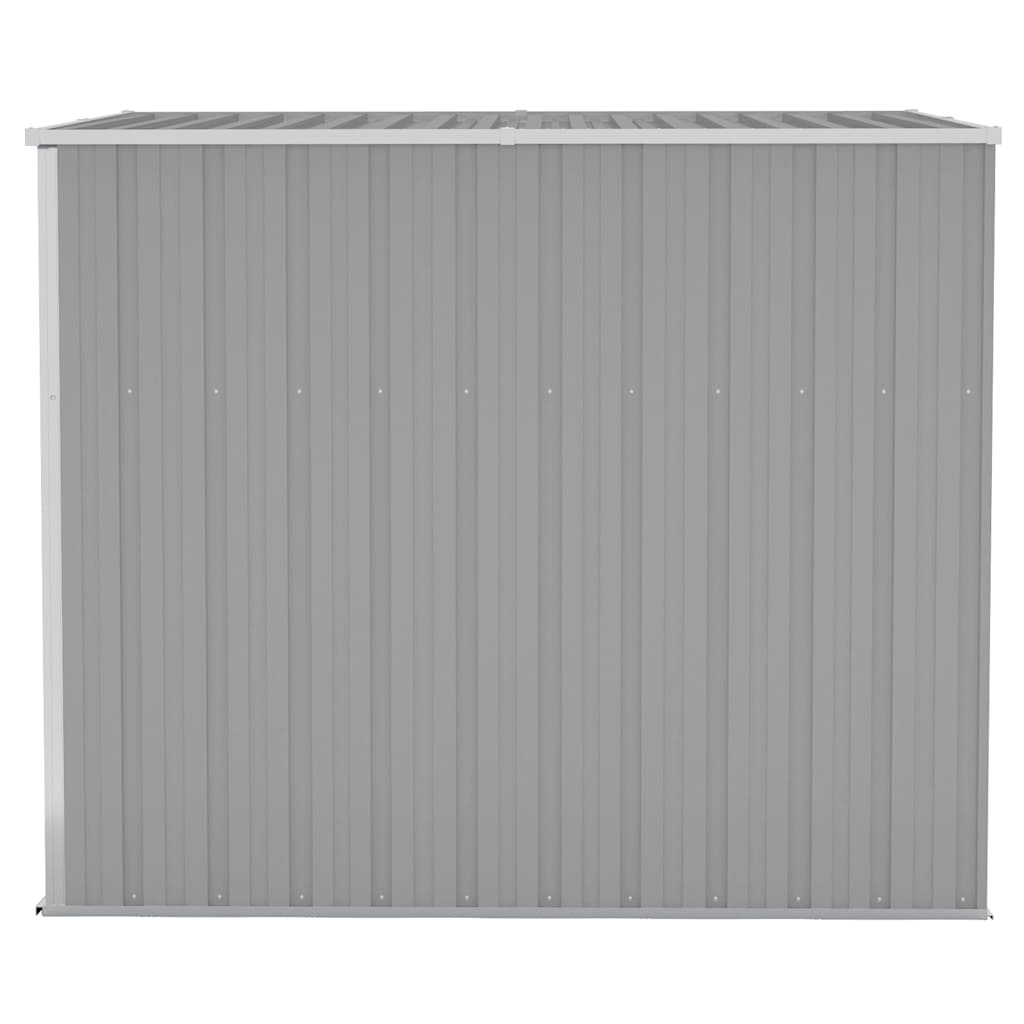 Wall Mounted Garden Shed Galvanised Steel Grey | Simpledeals