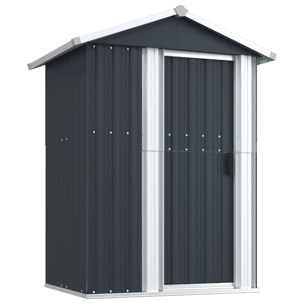 Steel Garden Shed Anthracite 126x97cm | Simpledeals