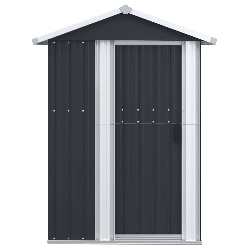 Steel Garden Shed Anthracite 126x97cm | Simpledeals