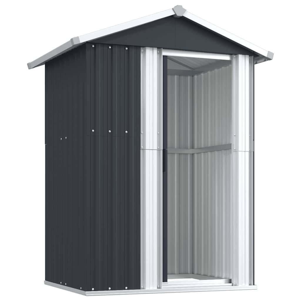Steel Garden Shed Anthracite 126x97cm | Simpledeals