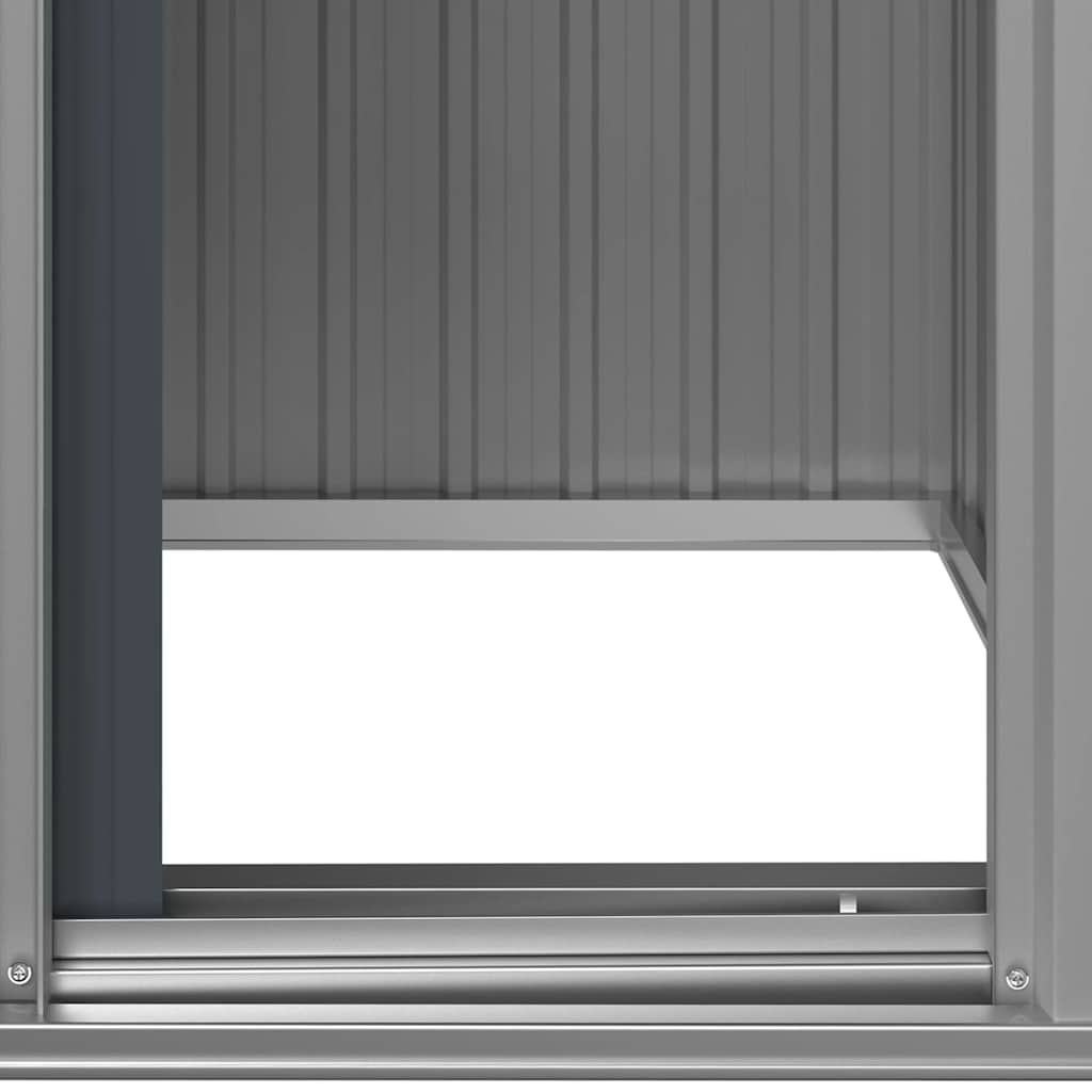 Steel Garden Shed Anthracite 126x97cm | Simpledeals