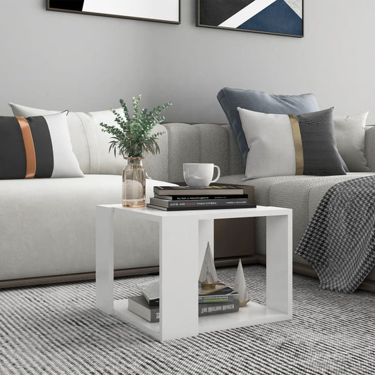 Coffee Table White, Engineered Wood