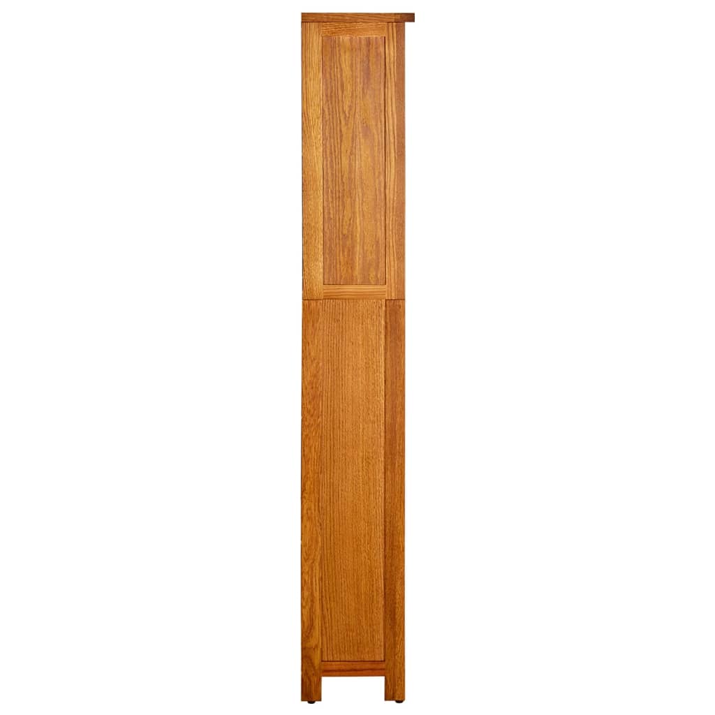 Solid Oak 5-Tier Bookcase 140cm Shelving Unit | Simpledeals