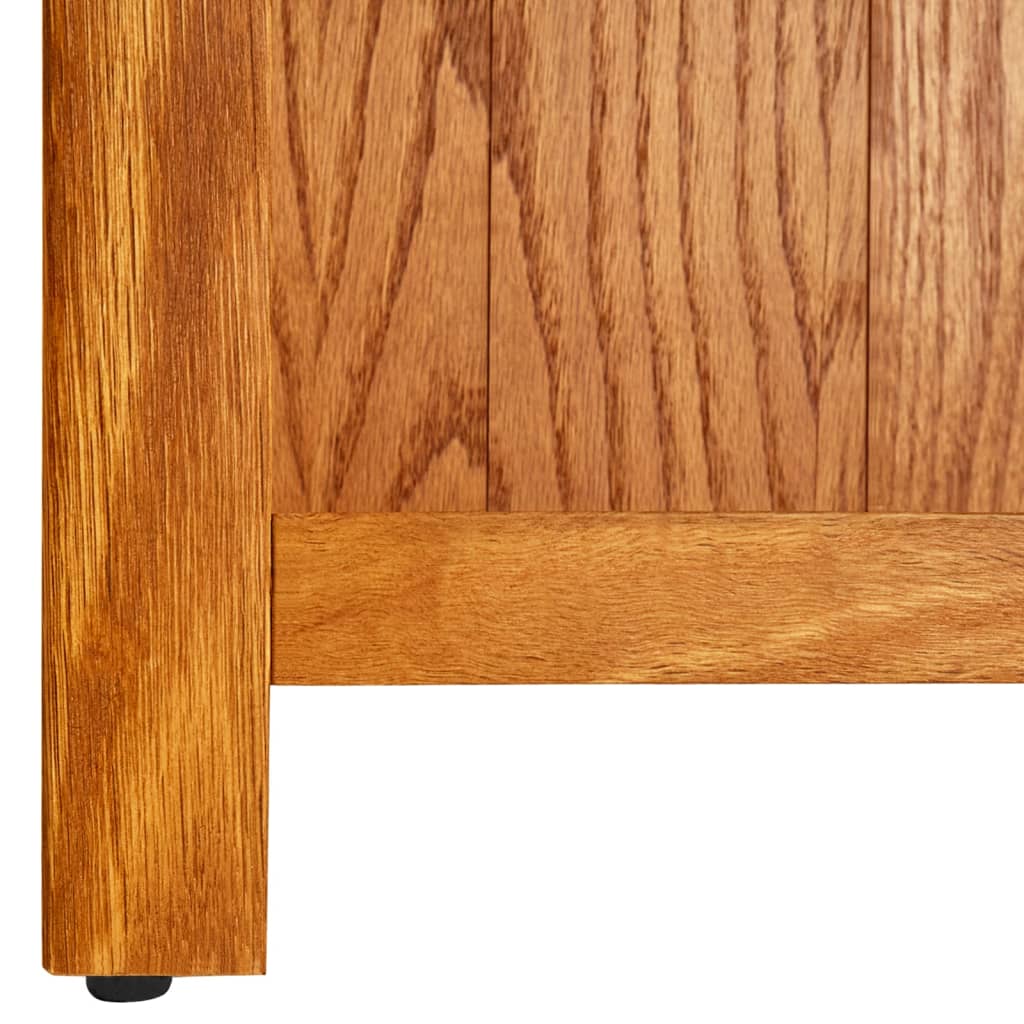 Solid Oak 5-Tier Bookcase 140cm Shelving Unit | Simpledeals