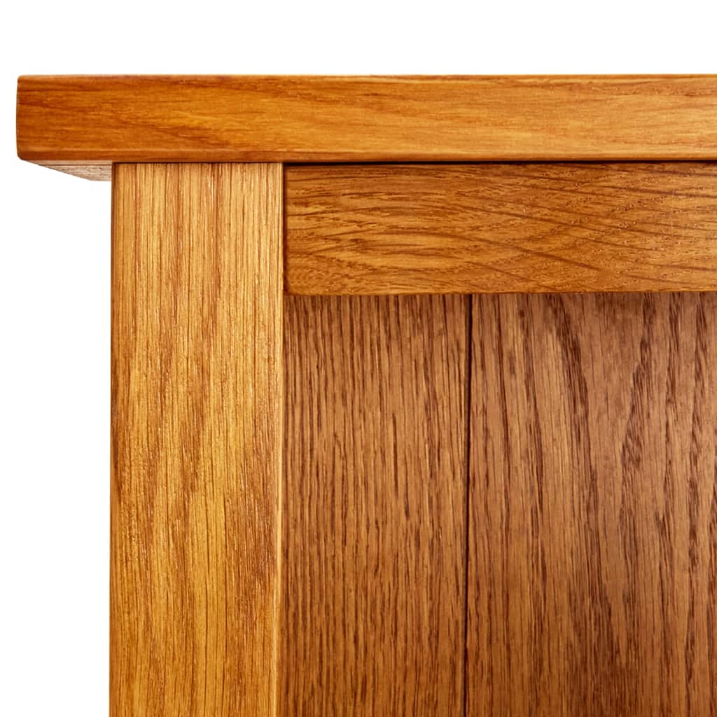 Solid Oak 5-Tier Bookcase 140cm Shelving Unit | Simpledeals