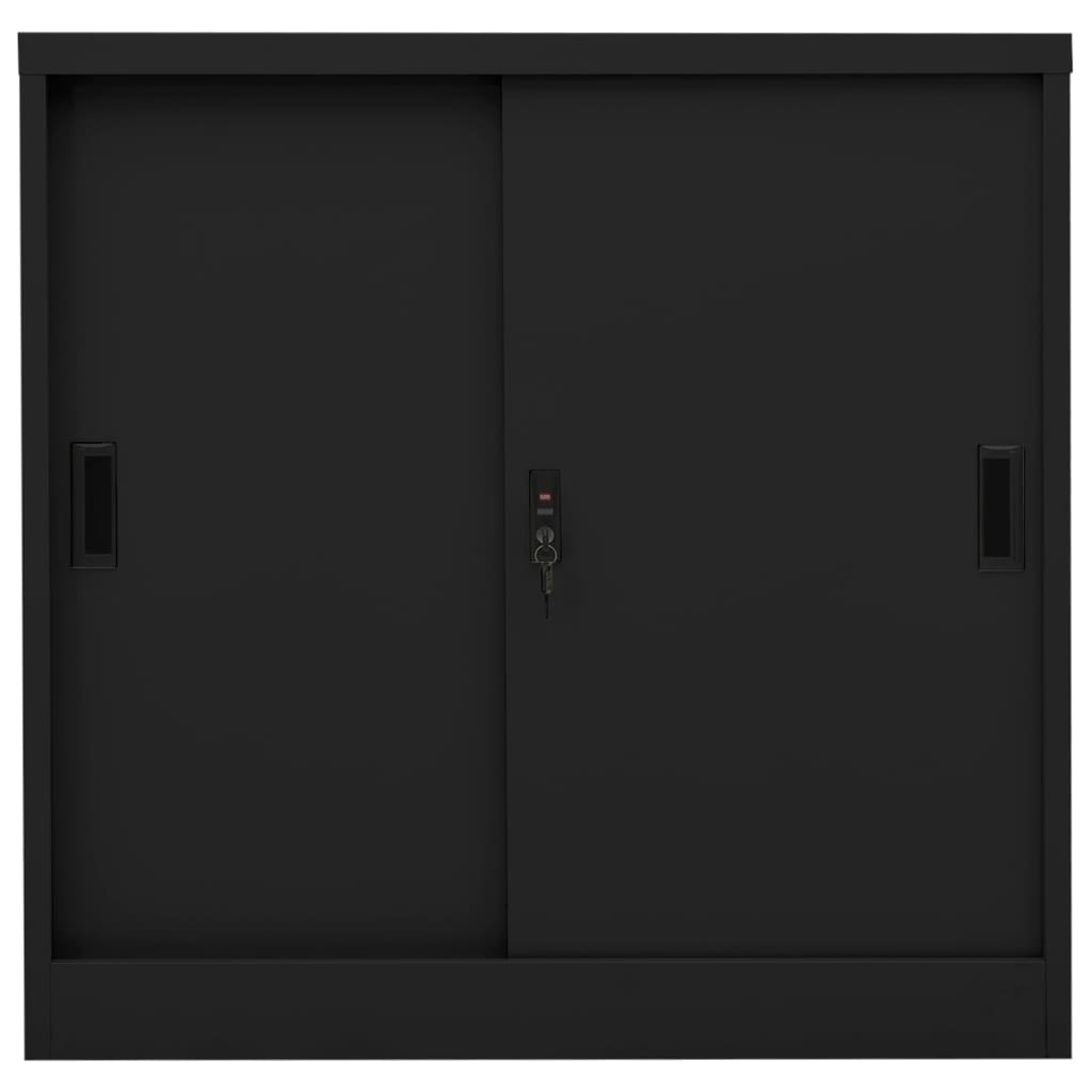 Steel Office Cabinet Sliding Door Lockable | Simpledeals