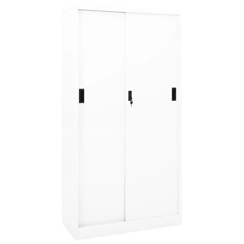Steel Office Cabinet Sliding Door 90x180cm | Simpledeals
