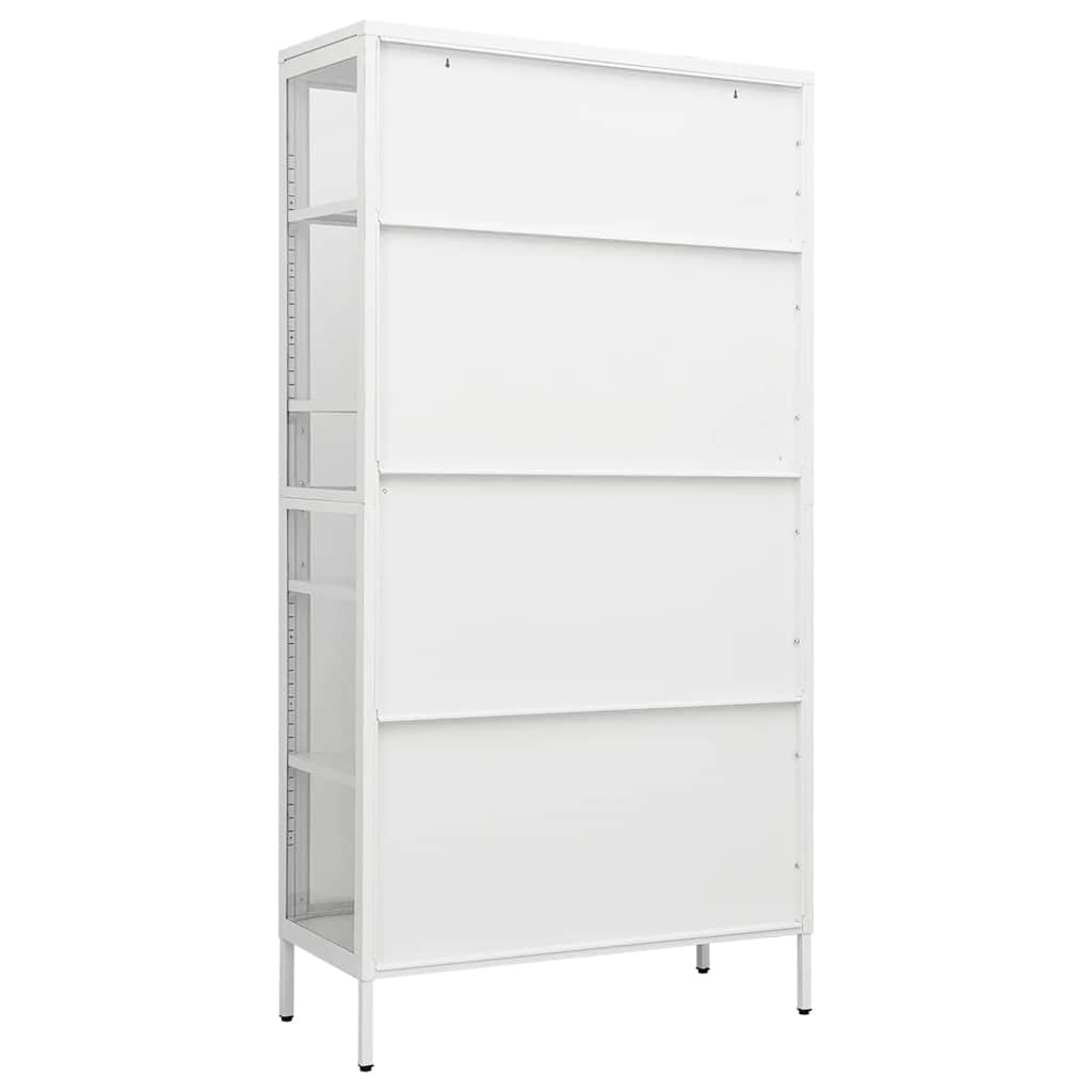 Display Cabinet Steel Tempered Glass 180cm | Simpledeals