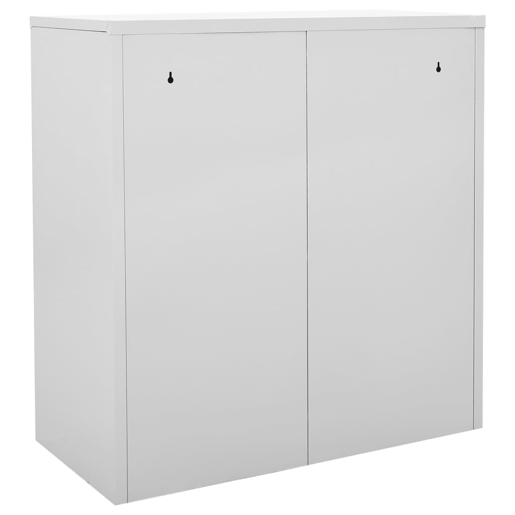 9-Door Steel Locker Cabinet Light Grey | Simpledeals