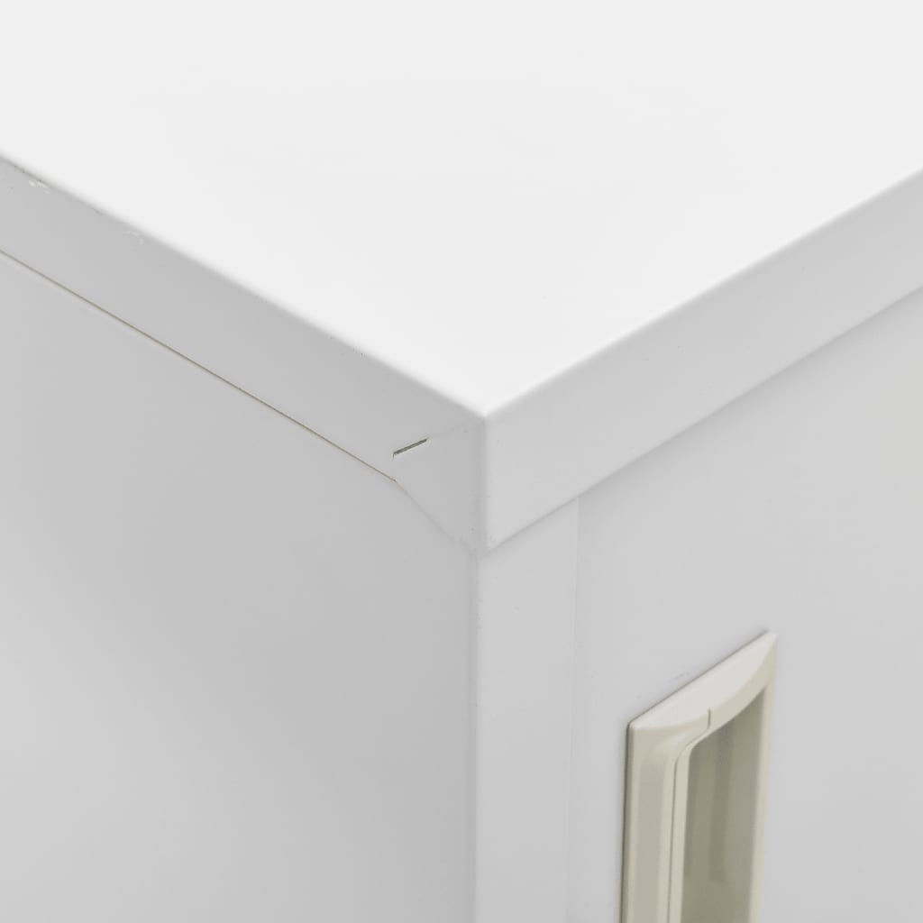 9-Door Steel Locker Cabinet Light Grey | Simpledeals