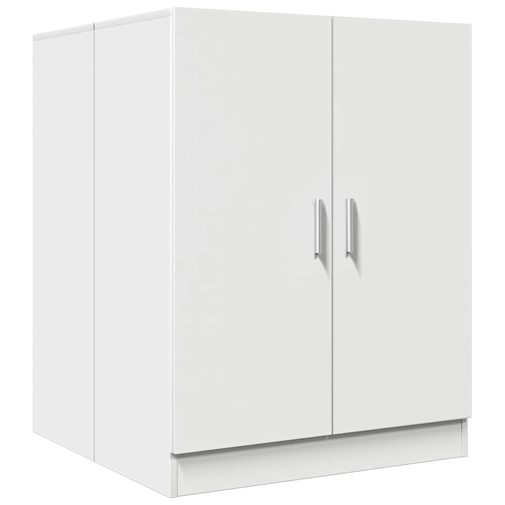 White Washing Machine Cabinet