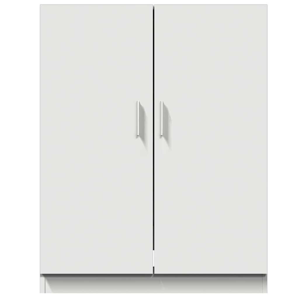 White Washing Machine Cabinet