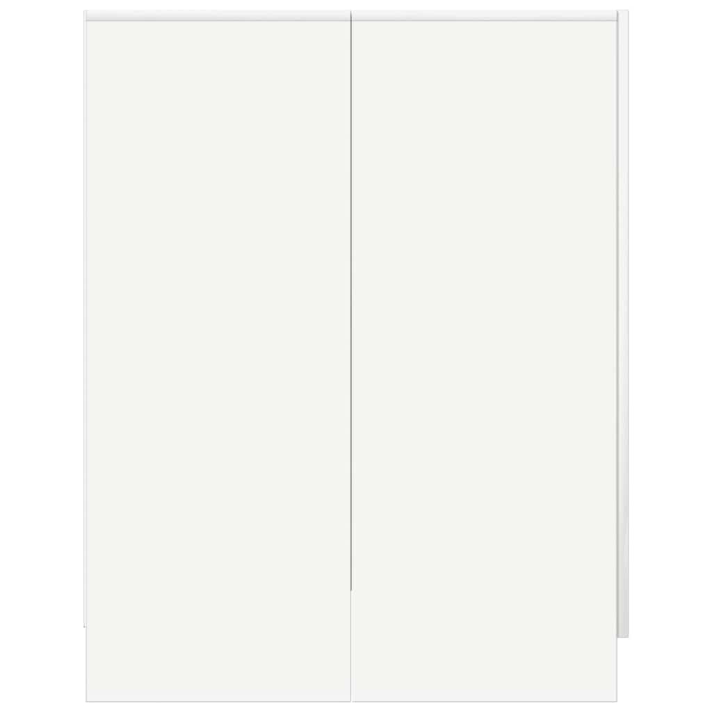 White Washing Machine Cabinet
