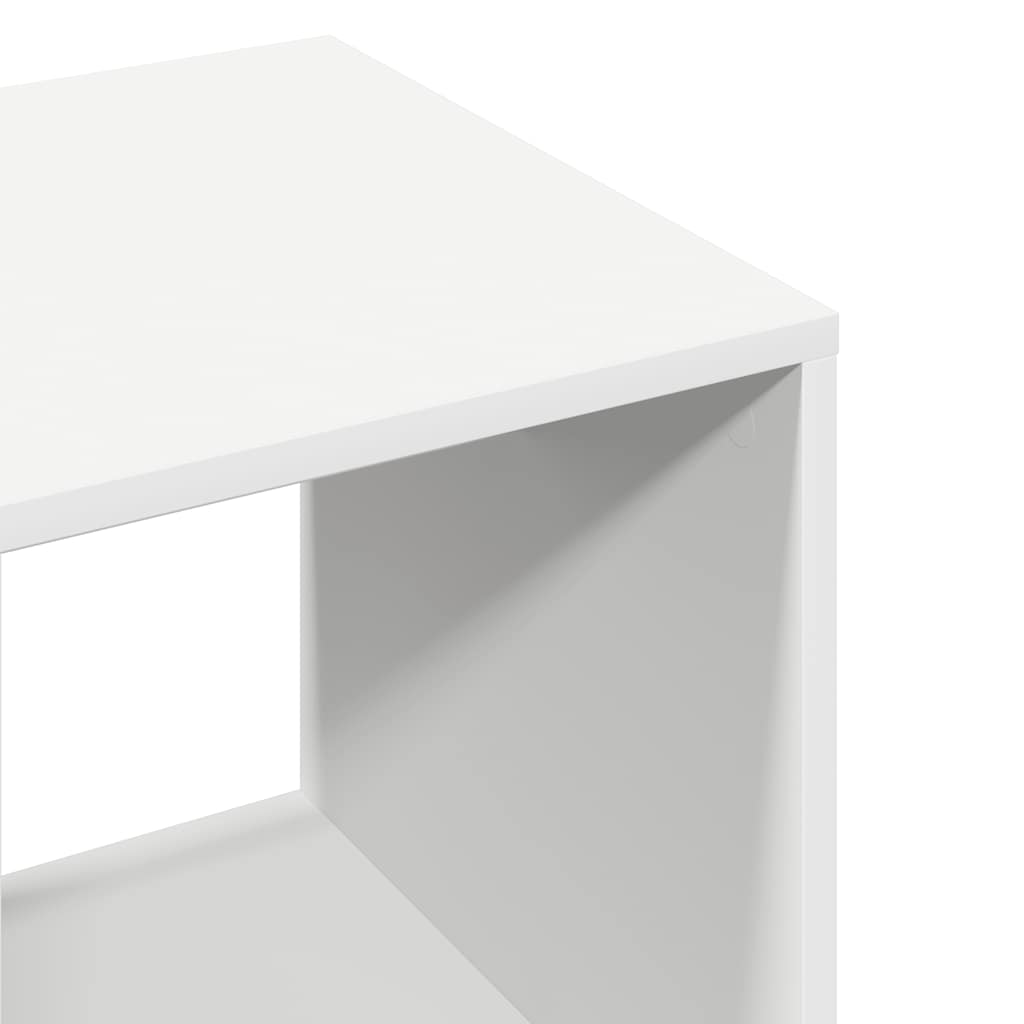 Compact White Wardrobe Engineered Wood 110cm | Simpledeals