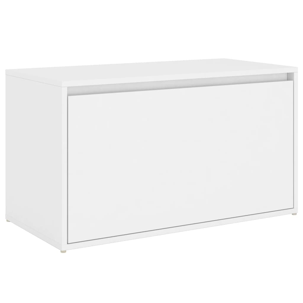 Hall Bench Drawer Storage Engineered Wood White | Simpledeals