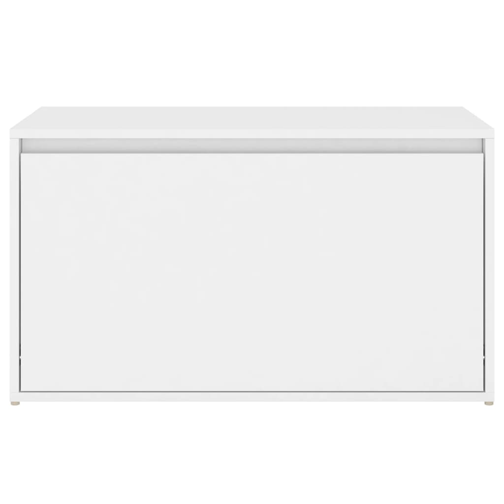 Hall Bench Drawer Storage Engineered Wood White | Simpledeals