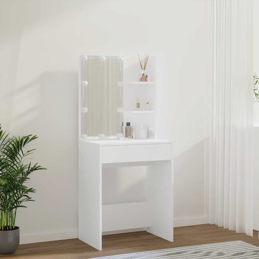 LED Dressing Table White Makeup Vanity | Simpledeals