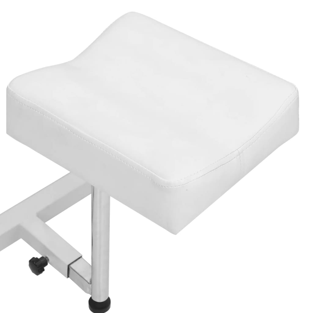 Massage Chair with Footrest White