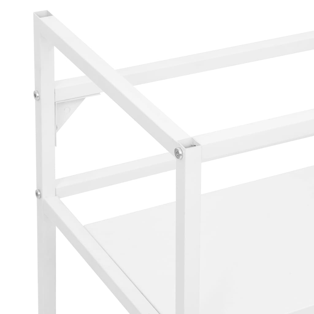 Bathroom Washbasin Frame White Iron, White colour