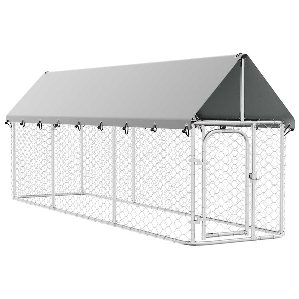 Dog Kennel with Roof Outdoor