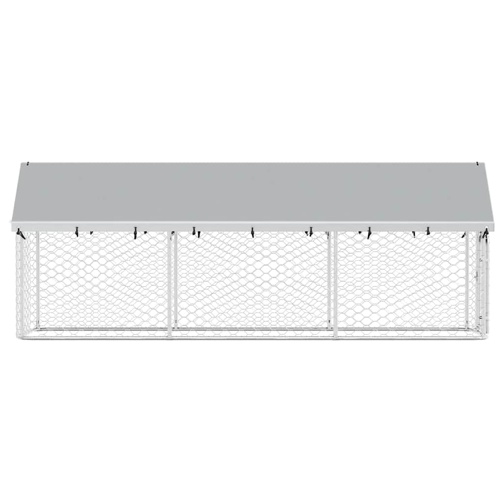 Dog Kennel with Roof Outdoor