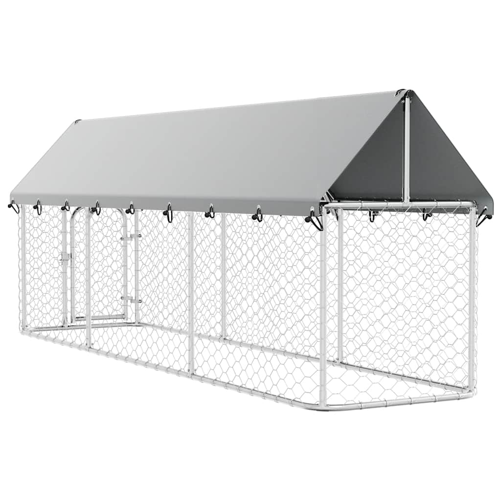 Dog Kennel with Roof Outdoor