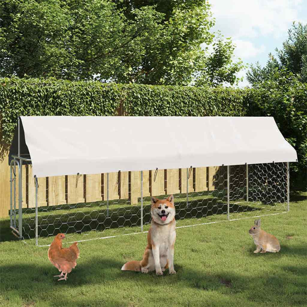 Dog Kennel with Roof Outdoor