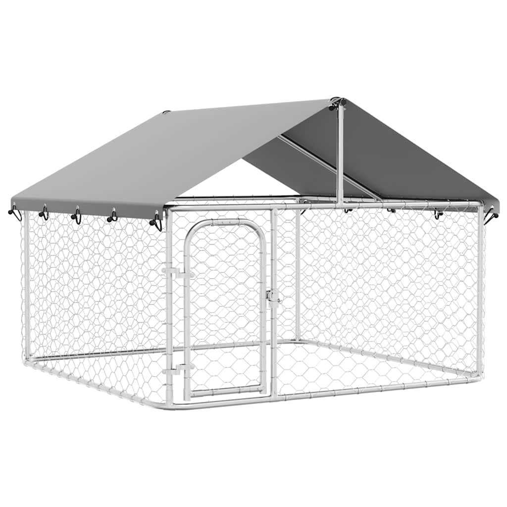 Dog Kennel with Roof Outdoor