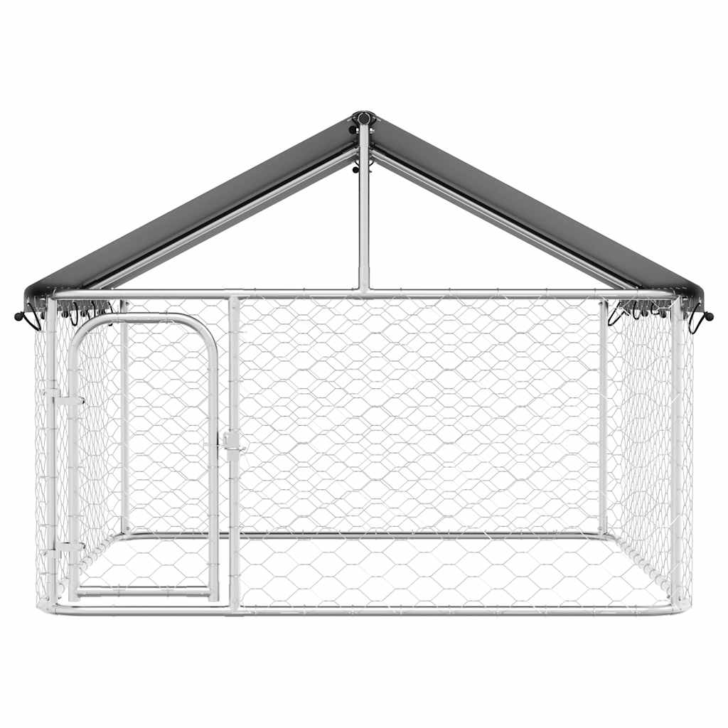 Dog Kennel with Roof Outdoor