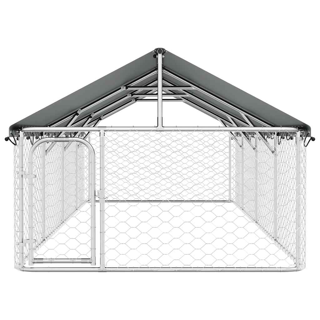 Dog Kennel with Roof Outdoor