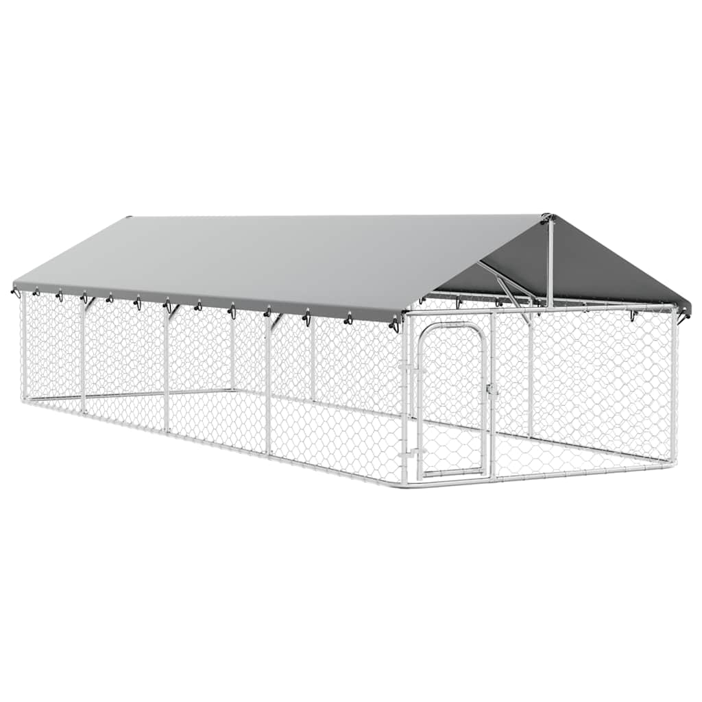 Dog Kennel with Roof Outdoor