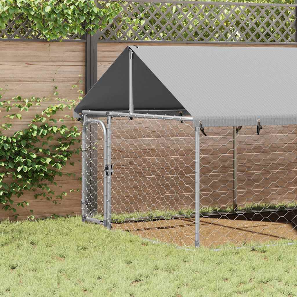 Dog Kennel with Roof Outdoor