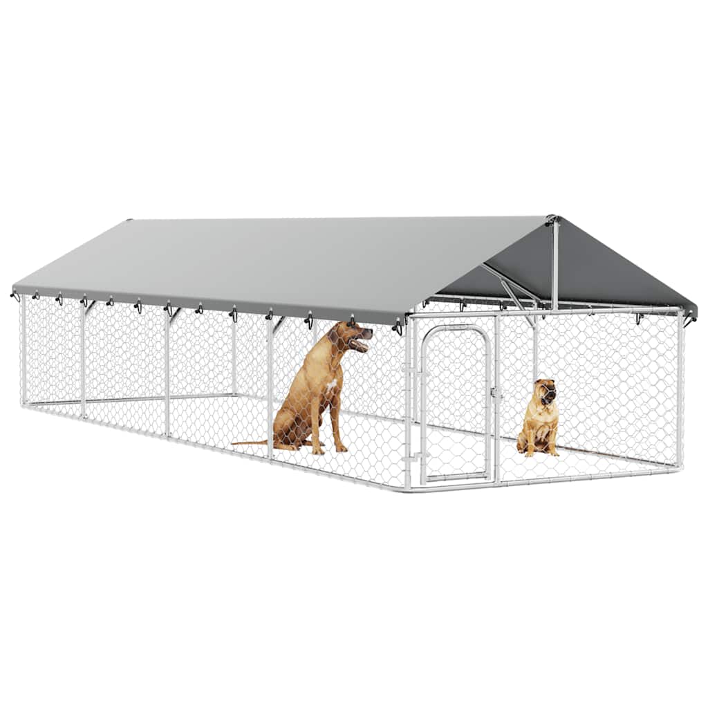 Dog Kennel with Roof Outdoor
