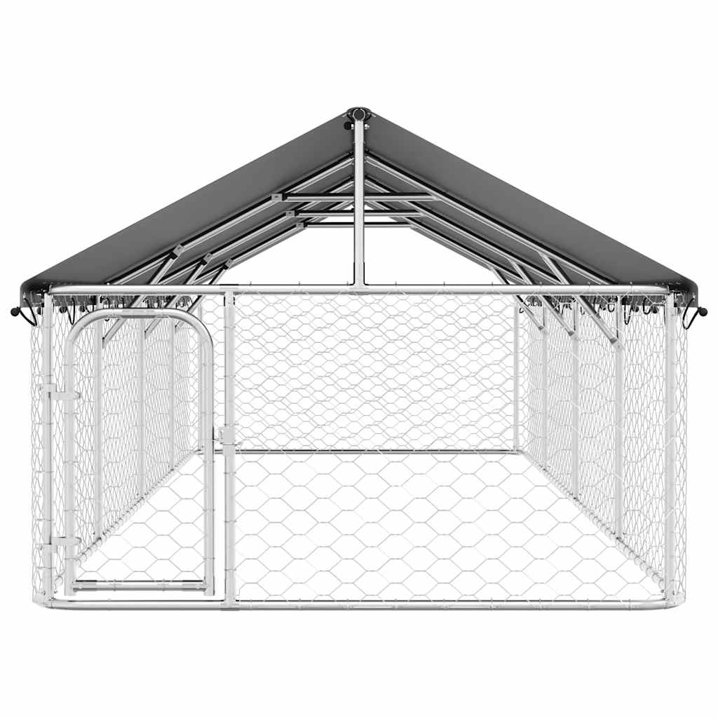 Dog Kennel with Roof Outdoor