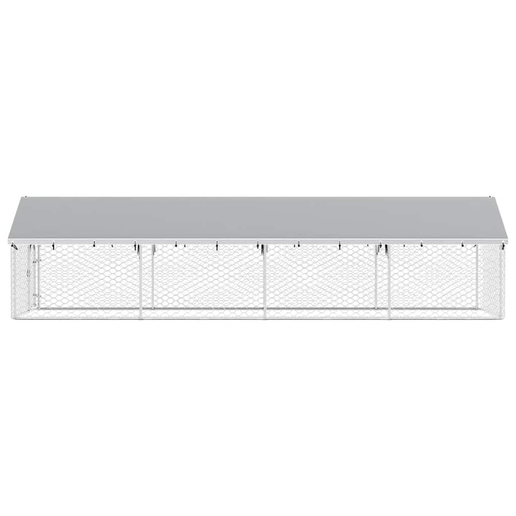 Dog Kennel with Roof Outdoor