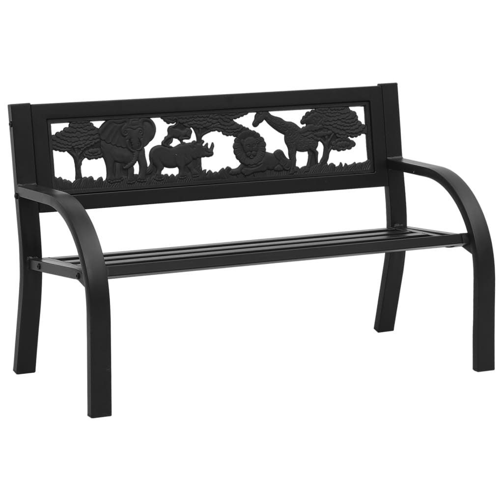 Kids Steel Garden Bench Outdoor Seat | Simpledeals